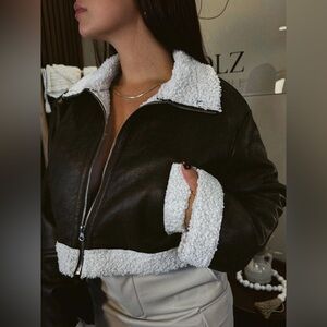 Faux Leather Jacket